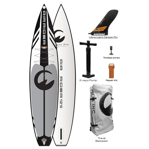 фото Доска sup надувная aqua inc. airrider carbon tech 12'6"x31"x15cm