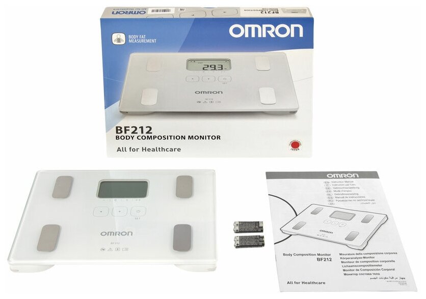 Монитор (весы) состава тела OMRON BF212 - фотография № 5