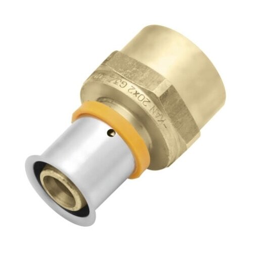 муфта kan therm с внутр резьбой 16х2 g1 2 k 900100 Муфта KAN с наружной резьбой 16х2 G1/2 K-900000