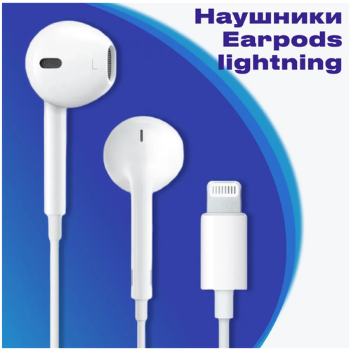 Гарнитура с микрофоном Power a Smile / Разъем Lightning для iPhone / Айфон