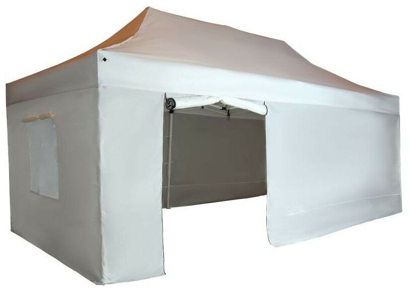Helex Тент-шатер быстросборный Helex 4360 3x6х3м полиэстер белый - фотография № 11