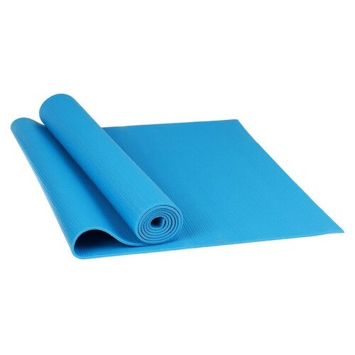 Коврик для йоги 173 х 61 х 0,4 см, цвет синий полотенце manduka towels yogitoes 0 5 кг 173 см темно синий 61 см midnight