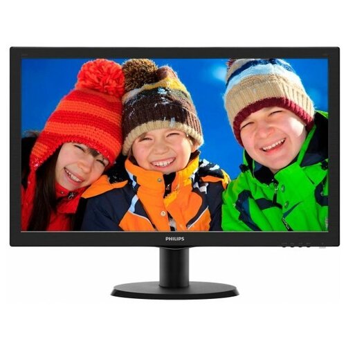 Монитор Philips 243V5QHSBA 1920x1080 75 Гц MVA черный 1069900₽