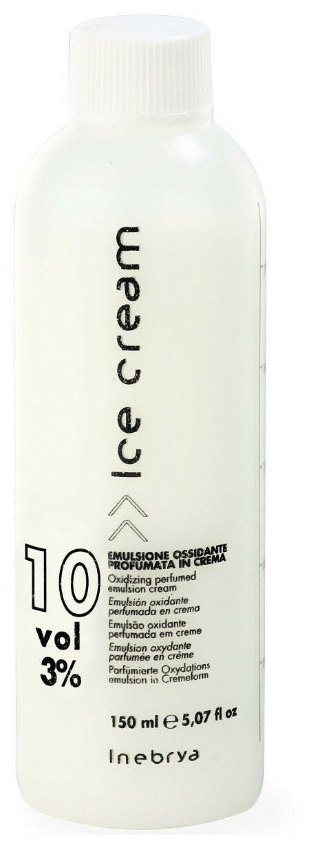 Окисляющая эмульсия Inebrya Oxidizing Perfumed Emulsion Cream 3%, 150 мл