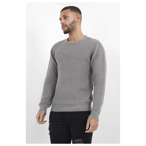 фото Пуловер для мужчин, brave soul, модель: mk-162slovakr, цвет: светло-серый, размер: s