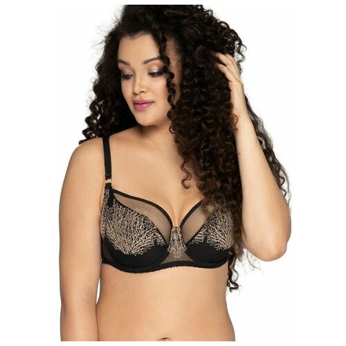 фото Бюстгальтер ava lingerie, размер 80d, черный