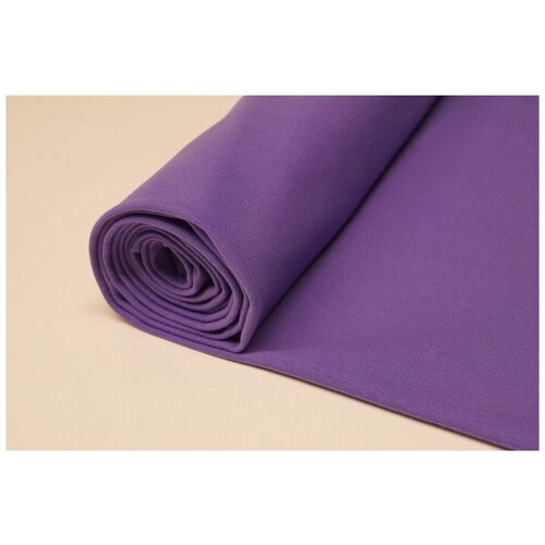 Ткань для шитья одежды и рукоделия. Кулирка с лайкрой цвет Сиреневый, отрез ткани: длина 100см ширина 180см.Кулирная гладь для шитья одежды.