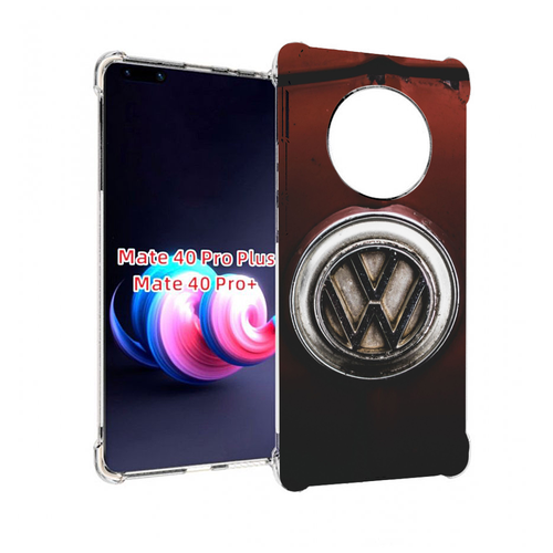 Чехол MyPads volkwagen фольскваген 1 мужской для Huawei Mate 40 Pro+ Plus задняя-панель-накладка-бампер