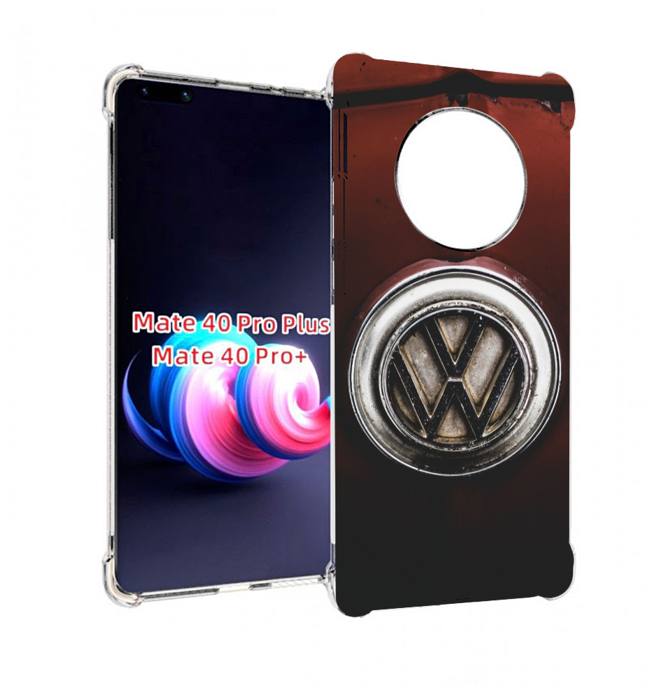 Чехол MyPads volkwagen фольскваген 1 мужской для Huawei Mate 40 Pro+ Plus задняя-панель-накладка-бампер