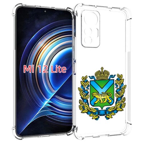 Чехол MyPads герб-приморский-край для Xiaomi 12 Lite задняя-панель-накладка-бампер