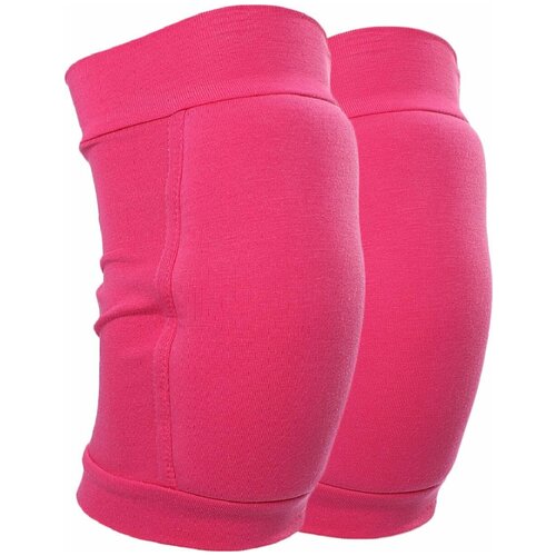 Защита колена Grace Dance, для гимнастики и танцев с уплотнителем (одноцветные), S, фуксия