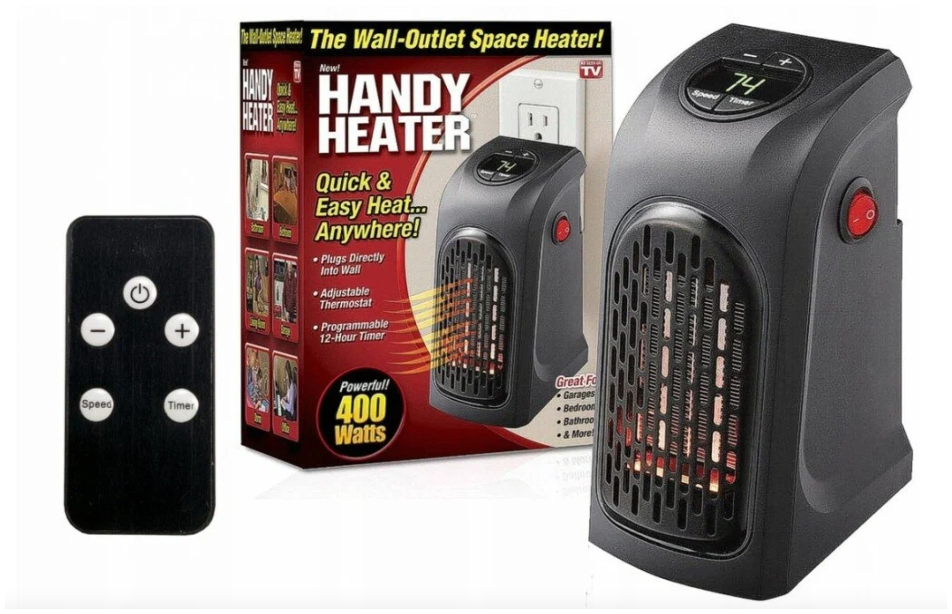 Компактный тепловентилятор Быстрое тепло Handy Heater - фотография № 2