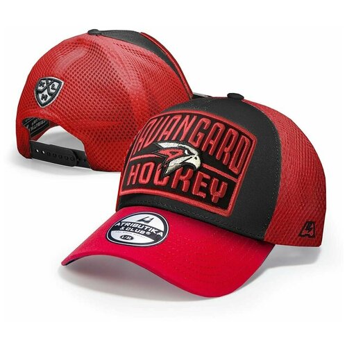 фото Бейсболка мужская с сеткой хк авангард atributika & club, кепка красная атрибутика и клуб летняя