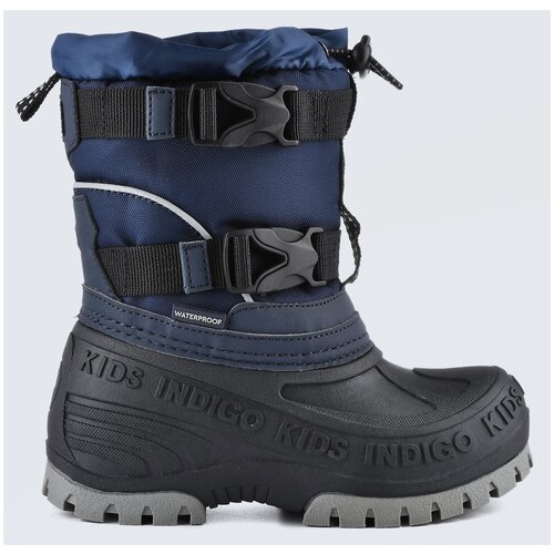 Сноубутсы INDIGO, М цвет синий, размер 34