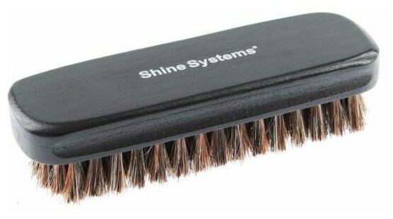 Shine Systems Leather Brush - щетка для чистки кожи с натуральной щетиной