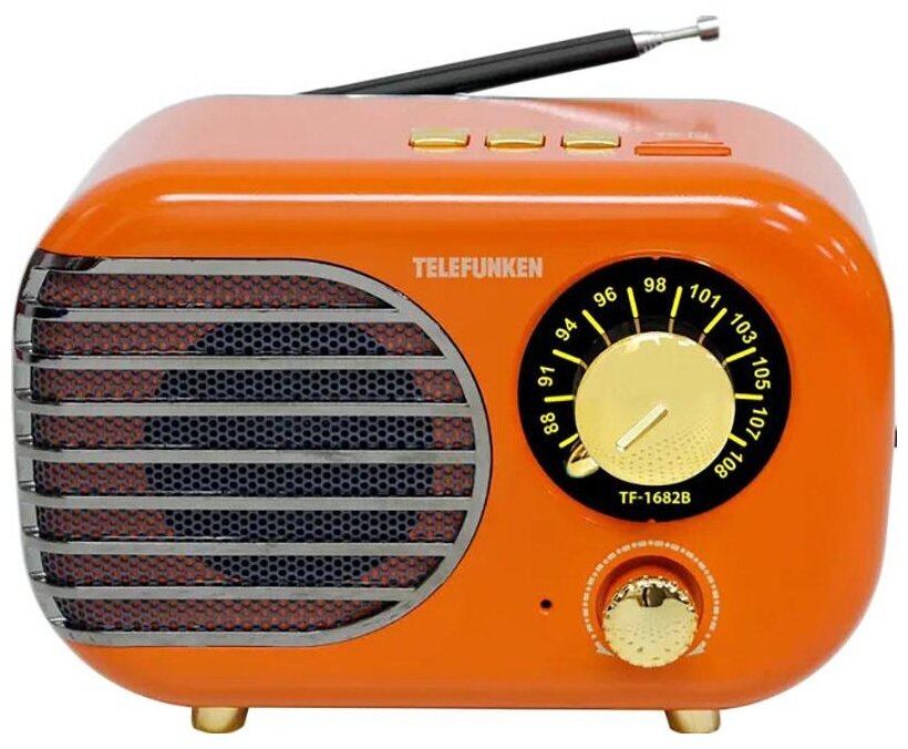 Радиоприемник Telefunken TF-1682B, оранжевый