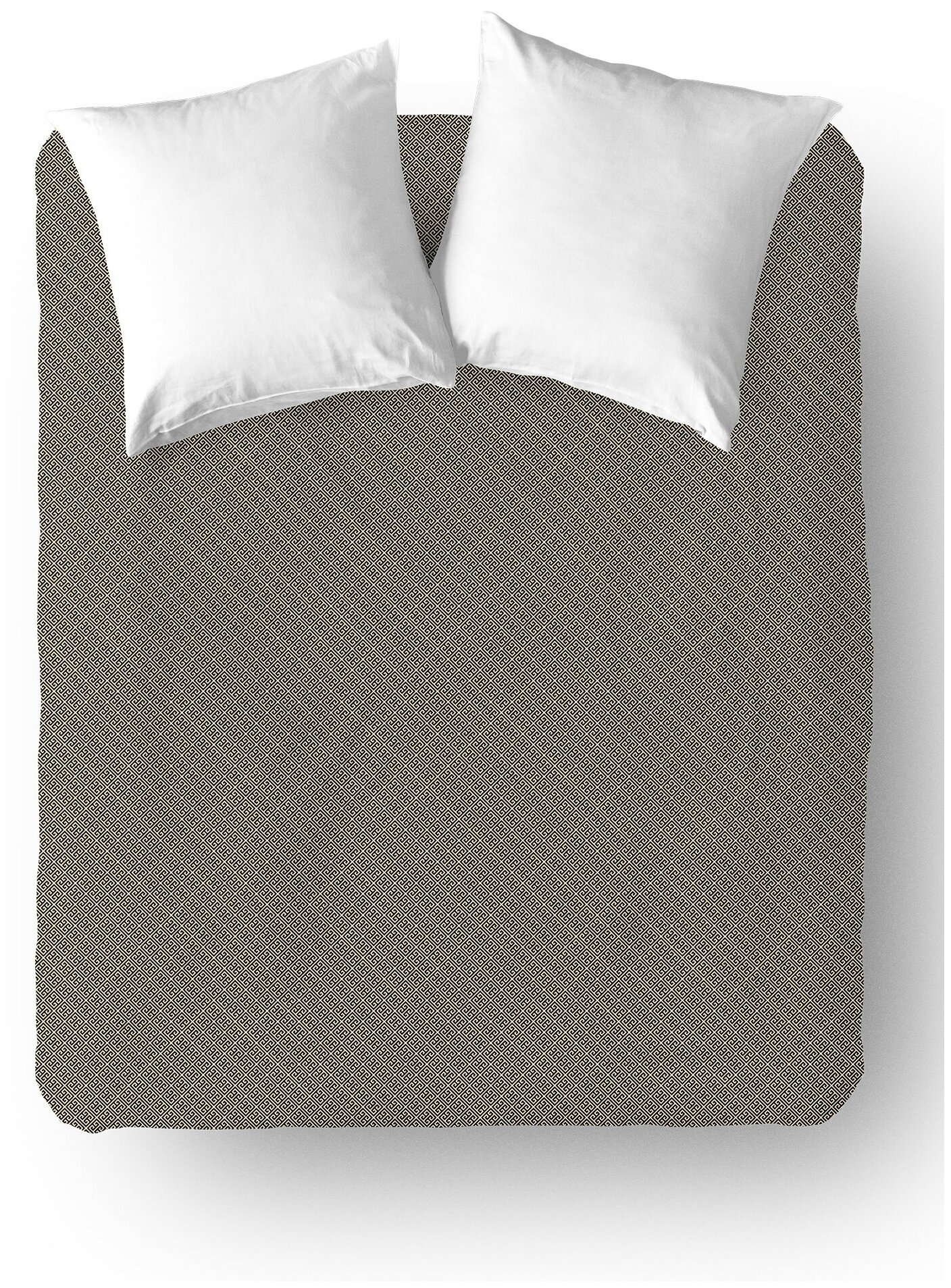 фото Простыня на резинке Mia Cara, 180х200 см, Перкаль, Хлопок, Евро, высота 25 см, резинка по углам / простынь Французская ривьера 37133-7