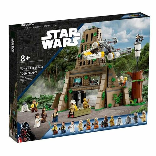 Конструктор Звездные войны База повстанцев Явин-4 1066 дет 3655 5606₽