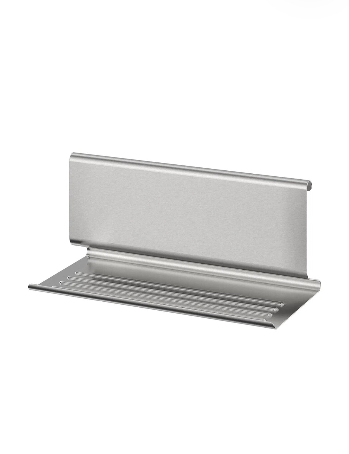 Подставка ИКЕА КУНГСФОРС IKEA KUNGSFORS, сталь, серебристая, 26 см, для аксессуаров, для планшета, на рейлинг