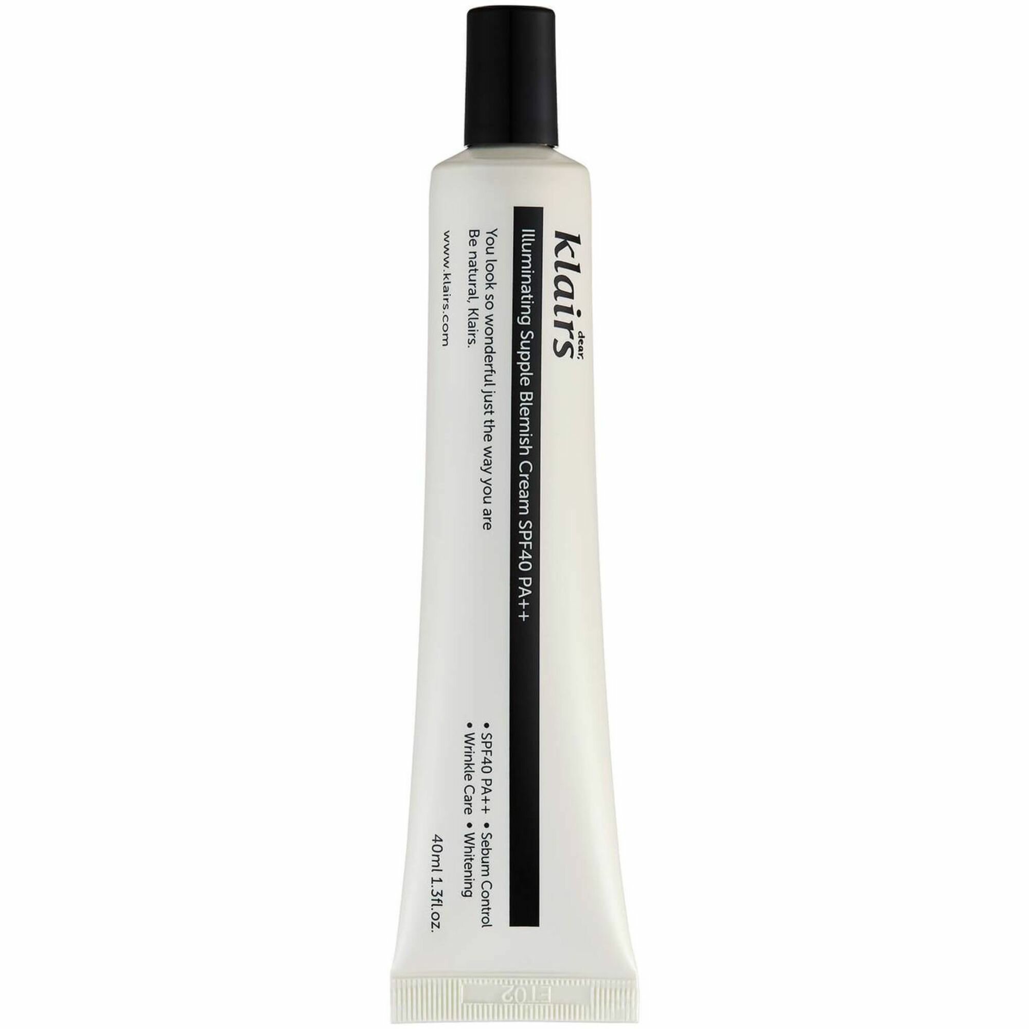 Dear, Klairs Маскирующий увлажняющий ВВ-крем для сияния кожи illuminating Supple Blemish Cream SPF40 PA++ 40 мл.