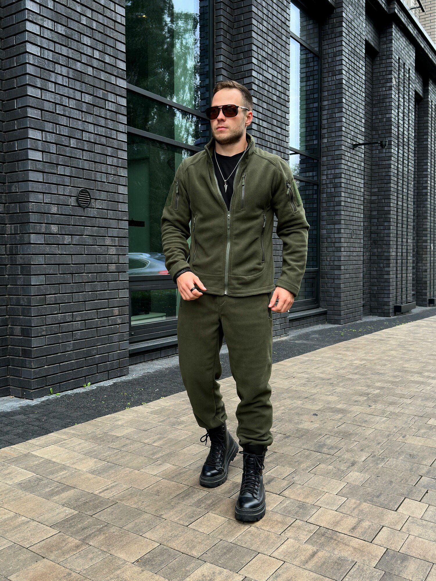 Комплект одежды BRANKI, размер 3XL-4XL, хаки — фото 1