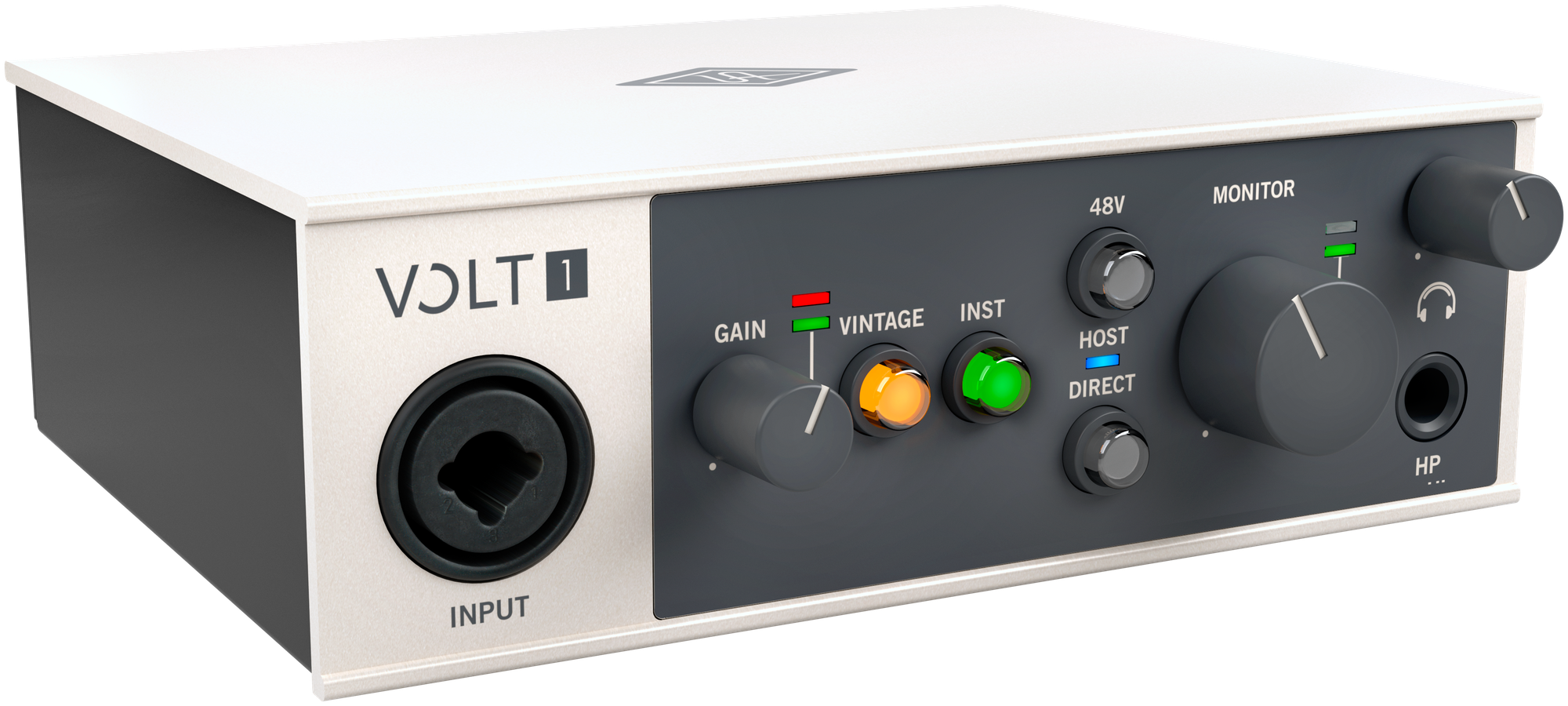Аудиоинтерфейс Universal Audio VOLT 1, внешний, USB, 24-бит, 192КГц, с ПО — фото 1