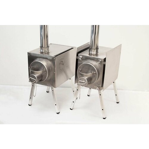 Походная печка для палатки Берег Экономка Малая, стационарные экраны, артикул НФ-00000213