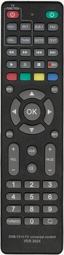Изображение товара Универсальный пульт Huayu DVB-T2+3-TV