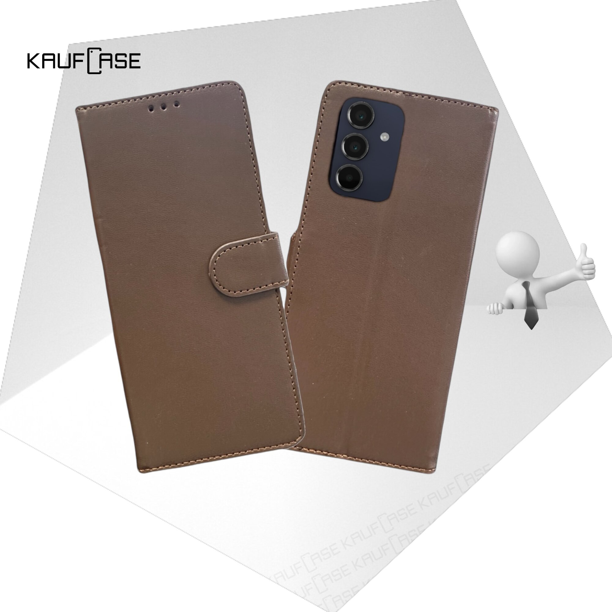 фото Противоударный чехол на Samsung A15 (6.5"), темно-зеленый. Кольцо-держатель и магнитное крепление, яркие пластиковые защитные вставки