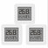 (комплект 3 шт) метеостанция умный дом Bluetooth Hygrothermograph...