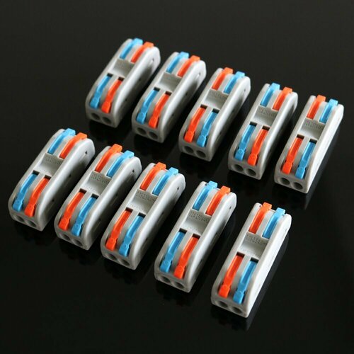 Клеммная колодка Быстрозажимная 222 1шт