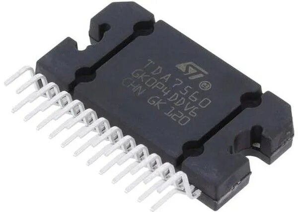 TDA7560, Усилитель низкой частоты, класс AB, 4 х 45Вт . 1 штука .