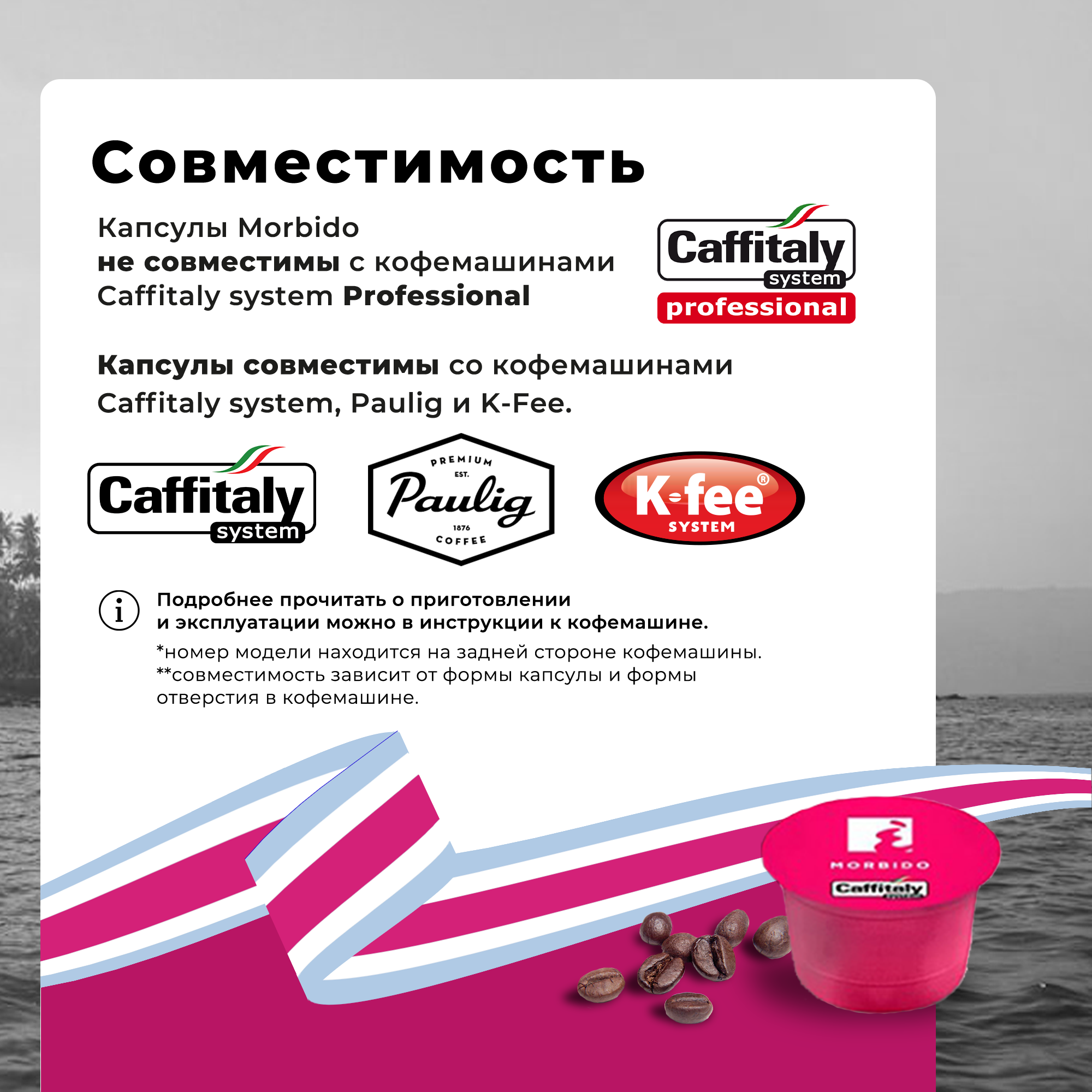 Кофе в капсулах Caffitaly System Ecaffe Morbido, 10 капсул, для Paulig, Luna S32, Maia S33, Tchibo, Cafissimo — фото 1