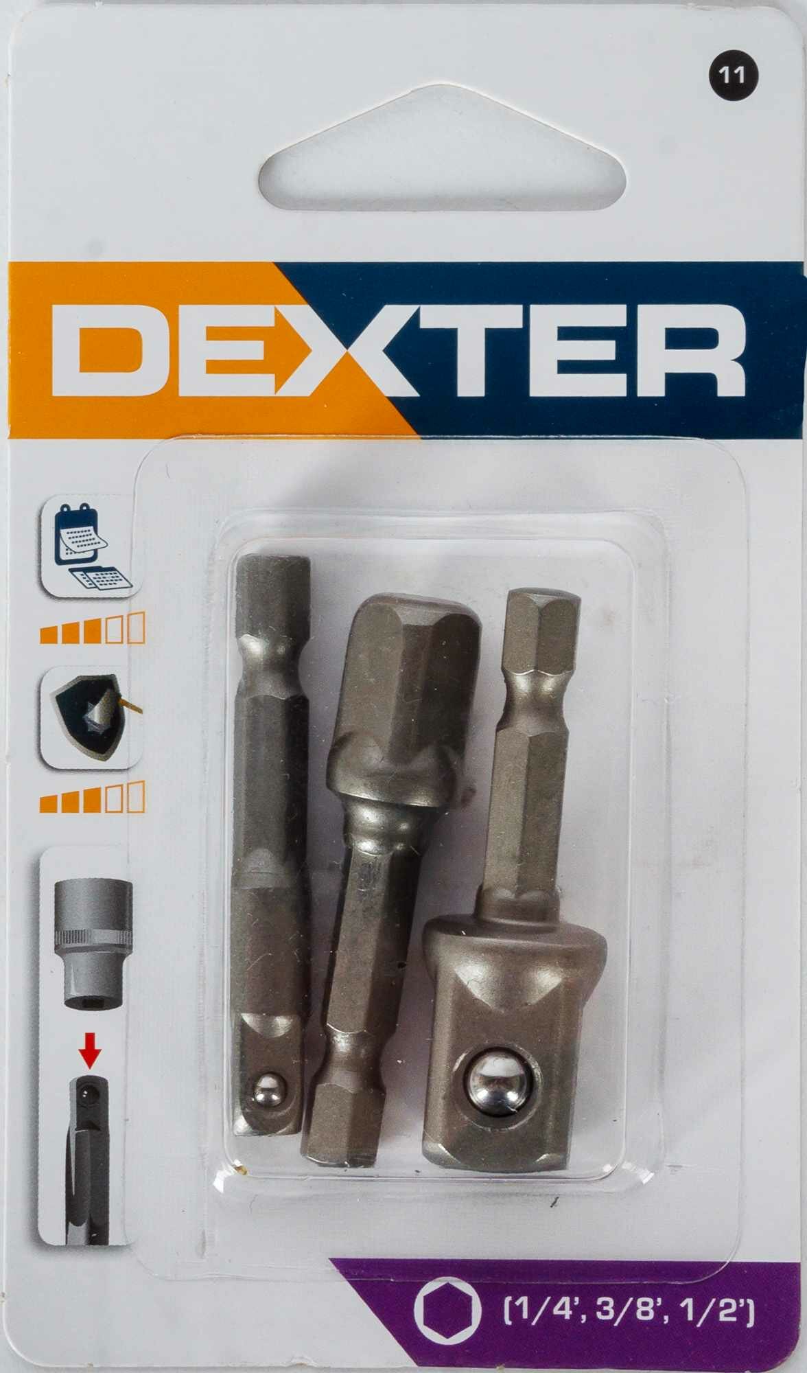 Набор переходников Dexter 3 шт.