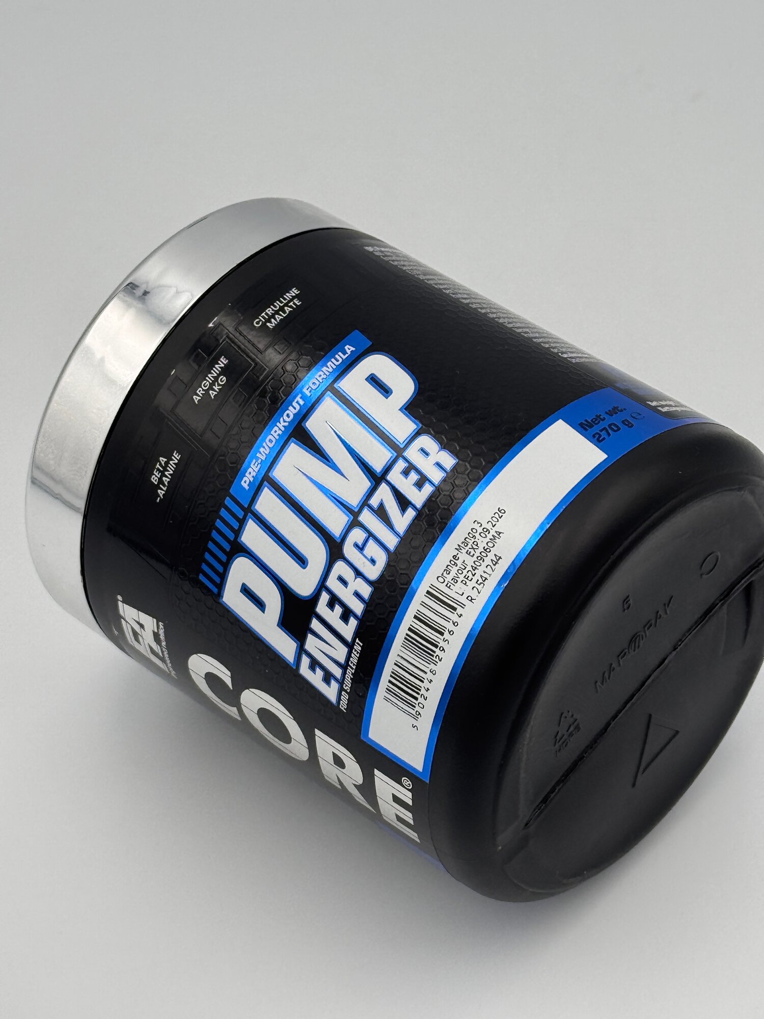 FA PUMP ENERGIZER 270g Orange- Mango 60 порций перед тренеровкой — фото 1