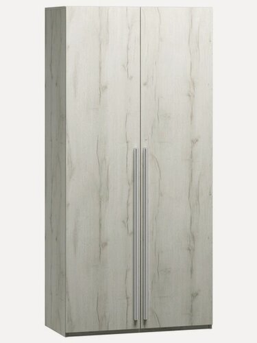Изображение товара Шкаф распашной Лорена Бест-2 Дуб Крафт Белый для одежды двухдверный 120*250*50