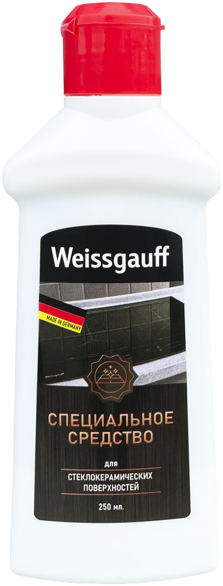 Средство по уходу за стеклокерамикой WG 015 Weissgauff, 250 мл - фотография № 1