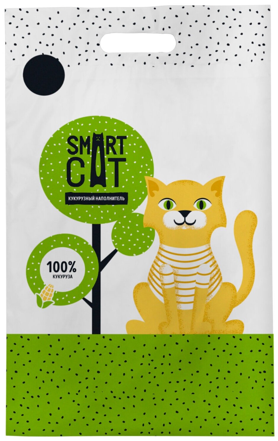 Smart Cat Наполнитель для кошек, кукурузный, 2.5 кг