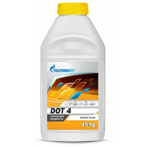 Жидкость тормозная Gazpromneft DOT 4, 0.455 г