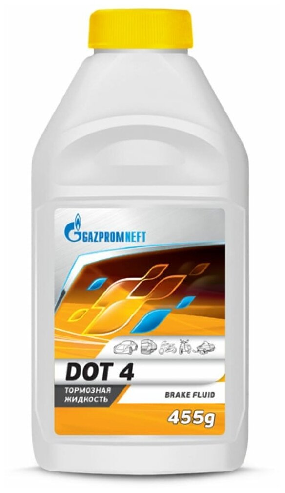 Тормозная Жидкость Dot-4 Gazpromneft (0,455Кг) (New) Dot-4 Gazpromneft (0,455Кг) Gazpromneft арт. DOT4GAZPROMNEFT