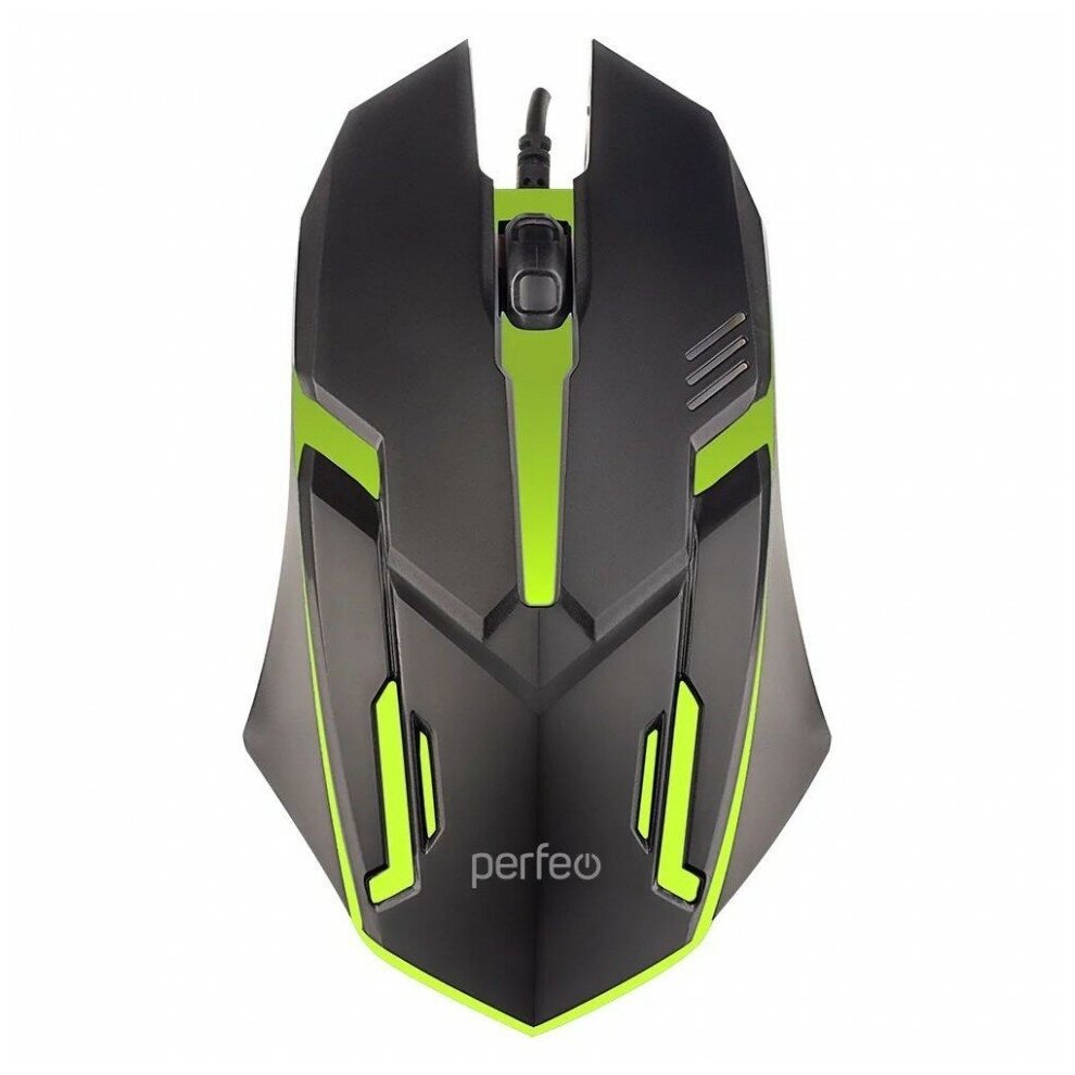 Мышь оптическая Perfeo GRAF 3 кн USB чёрн