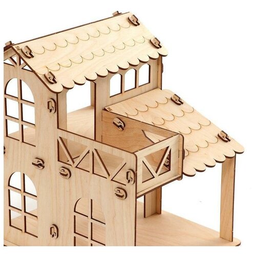 Конструктор из дерева Домик «Радость»