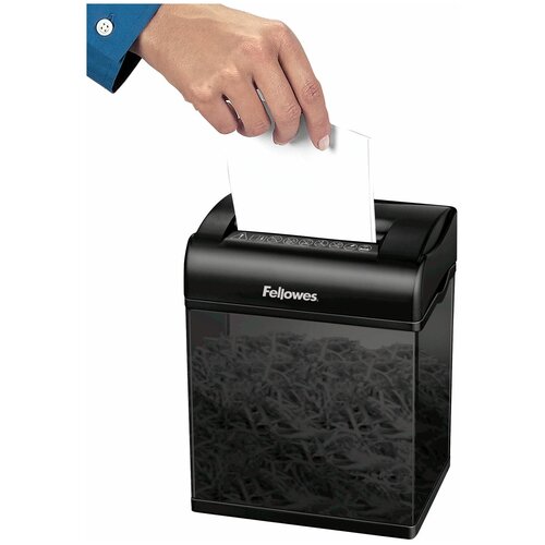 Шредер Fellowes PowerShred Shredmate CRC-37005 секр. P-4фрагменты4лист.4.5лтр. скобыпл. карты