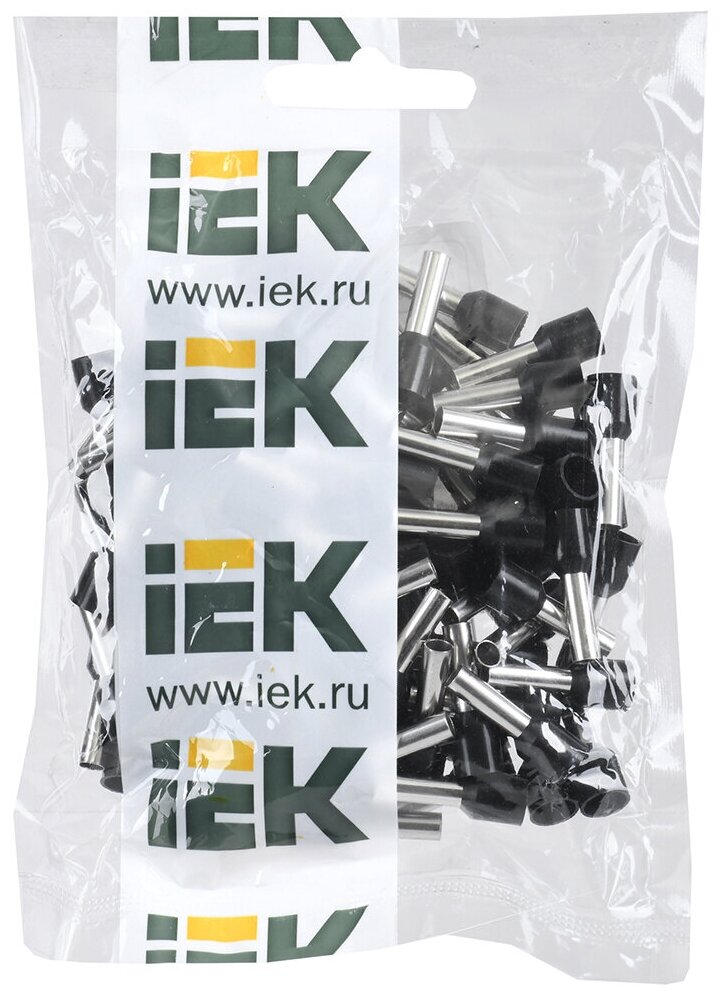 UGN10-006-06-12 Наконечник-гильза Е6012 6.0 мм² (черный,100 шт) IEK - фото №5