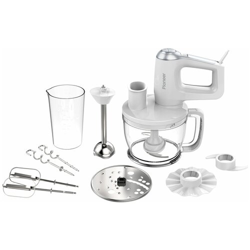 Многофункциональный блендер-миксер Pioneer 9 в 1 с режимом турбо и регулировкой скорости 5 скоростей 500 Вт 549000₽
