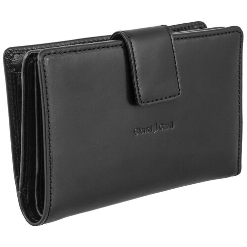 фото Черный кожаный кошелек gianni conti 9408046 black