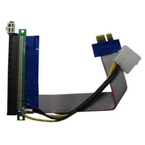 Аксессуар Переходник Espada PCI-E X1 to X16 EPCIEX1-16pw hot pci express riser card pci e 1x to 16x 1 to 4 pcie usb 3 0 slot multiplier hub adapter for bitcoin mining miner btc machine