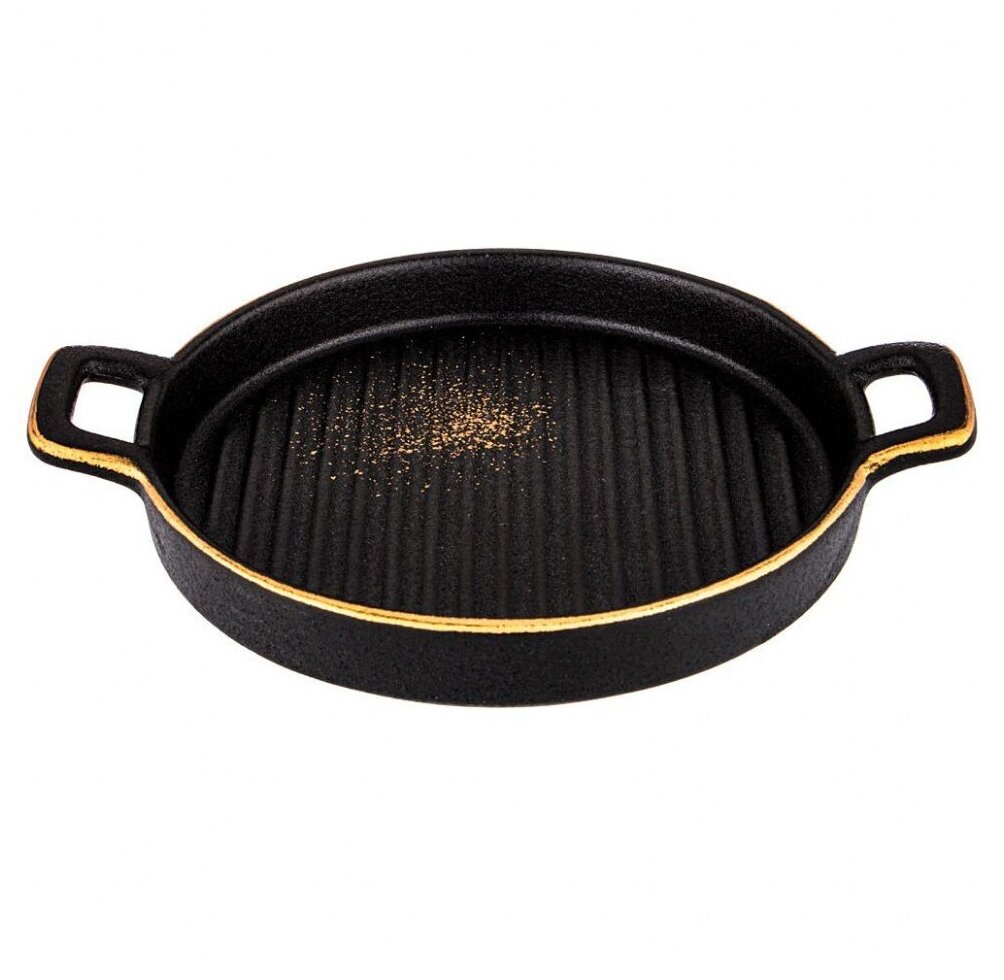 фото Тарелка с ручками midnight gold 20,5см Bronco (150916)