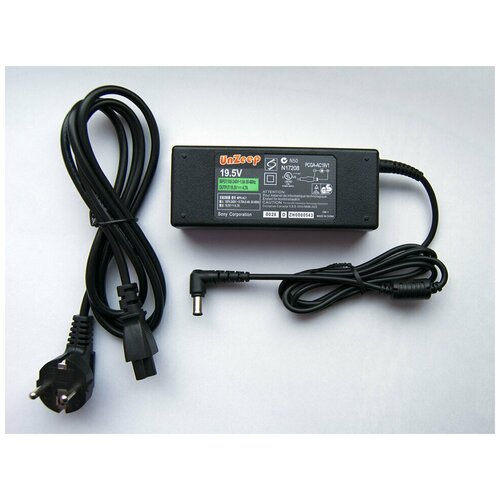 Для Sony VAIO VGN-NR498E блок питания, зарядное устройство Unzeep (Зарядка+кабель) для sony vaio vgn nr498e блок питания зарядное устройство unzeep зарядка кабель