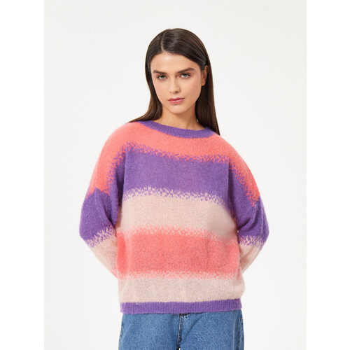 Свитер iBlues, размер S, фиолетовый, розовый свитер iblues размер xl мультиколор